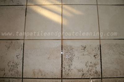 textured tile cleaning